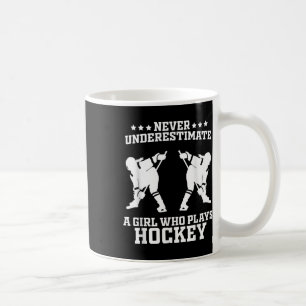 Funny Hockey Art For Girls Women Field Hockey Play Coffee Mug