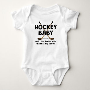 Funny Hockey Baby Missing Teeth Infant Bodysuit