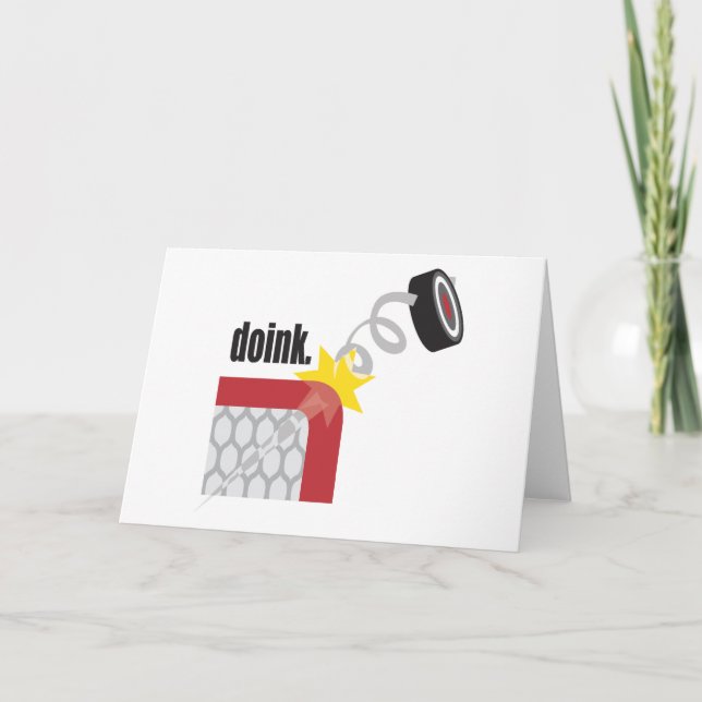 Funny Hockey Card (Front)