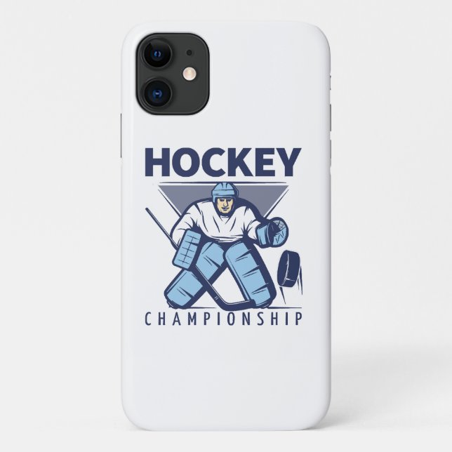 Funny hockey Case-Mate iPhone case (Back)