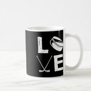 Funny Hockey Design For Kids Men Women Ice Hockey Coffee Mug