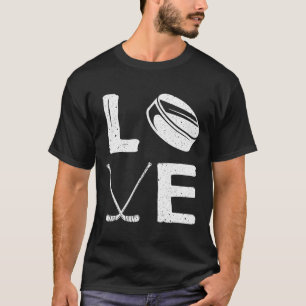 Funny Hockey Design For Kids Men Women Ice Hockey T-Shirt