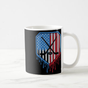 Funny Hockey Drip Boys Ice Cream Patriotic America Coffee Mug