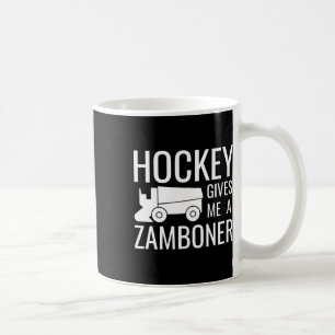 Funny Hockey Gives Me A Zamboner Funny Hockey Fan  Coffee Mug