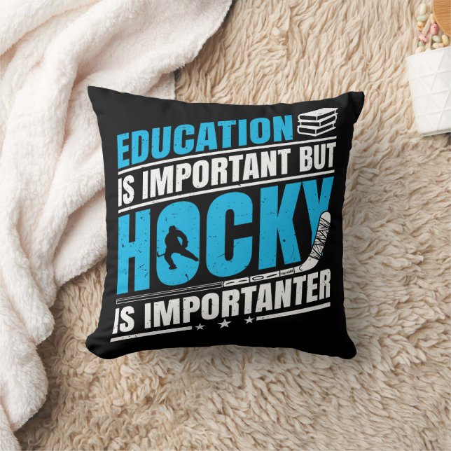 Funny Hockey is Importanter Cushion (Blanket)