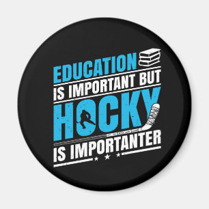 Funny Hockey is Importanter Magnet
