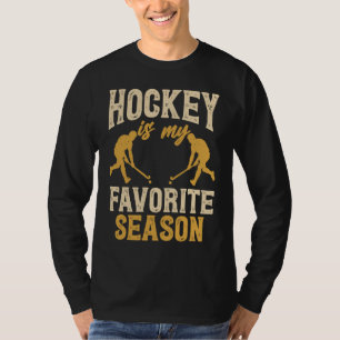 Funny Hockey Is My favorite Season Vintage Ice Hoc T-Shirt