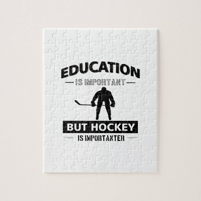 Funny Hockey Jigsaw Puzzle (Vertical)