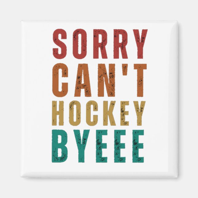 Funny Hockey Magnet (Front)