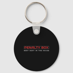 Funny Hockey - Penalty Box Best Seat In The House Key Ring