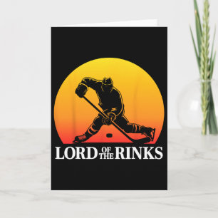 Funny Hockey Player Rink Pun  Card