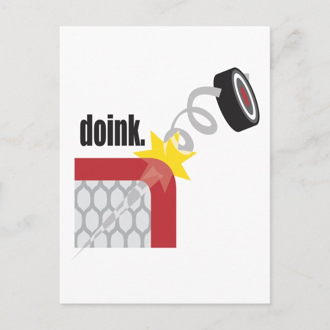 Funny Hockey Postcard (Front)