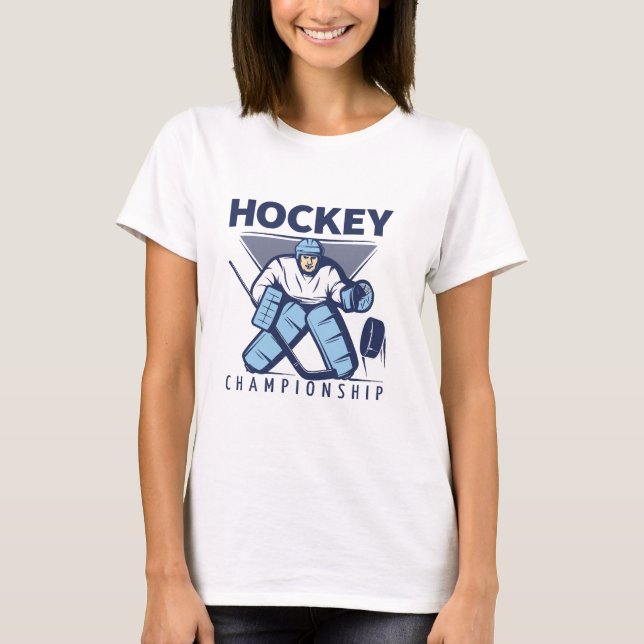 Funny hockey T-Shirt (Front)