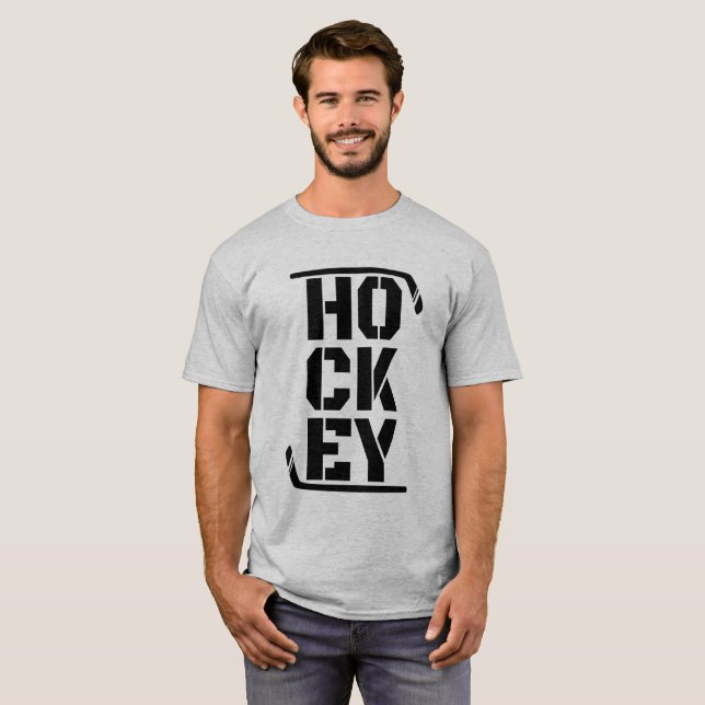 Funny Hockey  T-Shirt (Front Full)