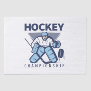 Funny hockey tissue paper