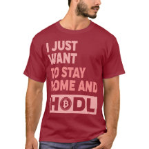 Funny Hodl Crypto Bitcoin Logo Front/Back T-Shirt
