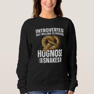 Funny Hognose Snake Western Hognose Snake Lover Pr Sweatshirt