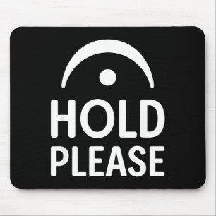 Funny Hold Please Fermata Symbol Music Theory Band Mouse Pad