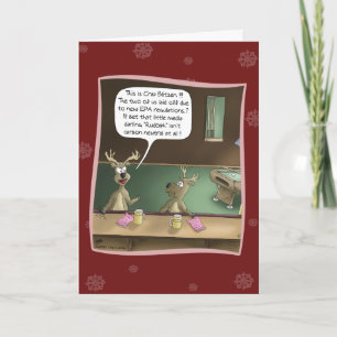 Funny Holiday Cards: The Layoff Card