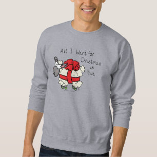 Funny Holiday Cute Sheep Christmas Cartoon Sweatshirt