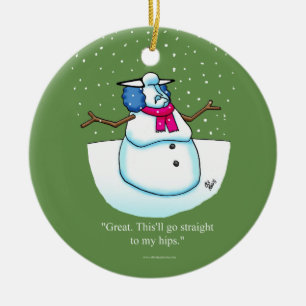 Funny Holiday Humour Ornament Gift