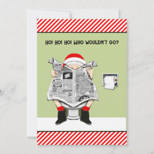 funny holiday party invitation