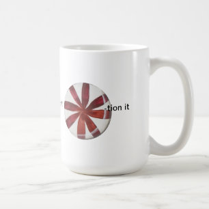 Funny Holiday Peppermint Candy Coffee Mug