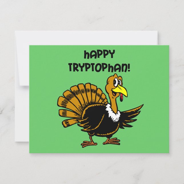 Funny holiday turkey card (Front)