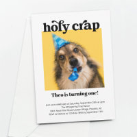 Funny Holy Crap Pet Cat Dog Birthday Party