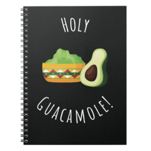 Funny Holy Guacamole Gifts Avocados Cute Fruit Notebook