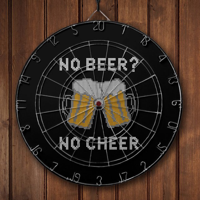 Funny Home Bar Xmas Holiday Decor | Beer Quote Dartboard (Creator Uploaded)