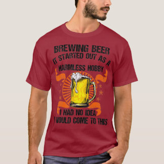 Funny Home Brewery Beer Gift Cute Brewmaster T-Shirt