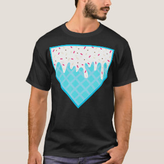 Funny Home Plate Drip - Ice Cream Softball Baseba T-Shirt
