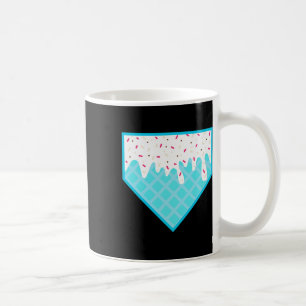 Funny Home Plate Drip - Ice Cream Softll And Sell Coffee Mug