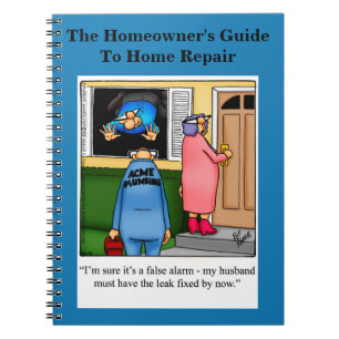 Funny Home Repair DIY Humour Notebook