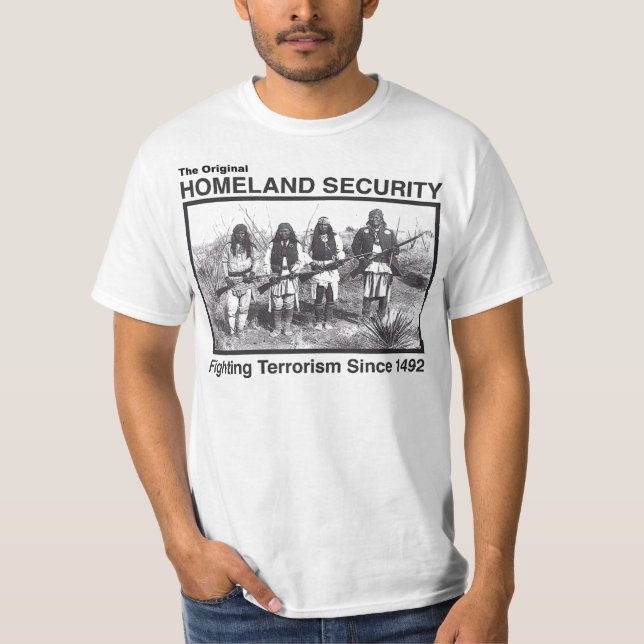 funny homeland security T-Shirt (Front)