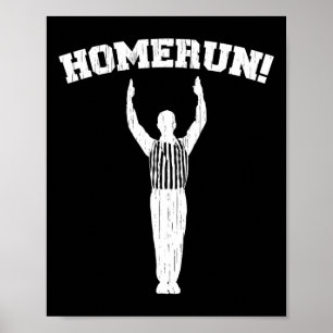Funny Homerun Shirt Mixed Up Sports Baseball Footb Poster