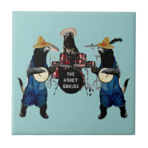 Funny Honey Badger Tile