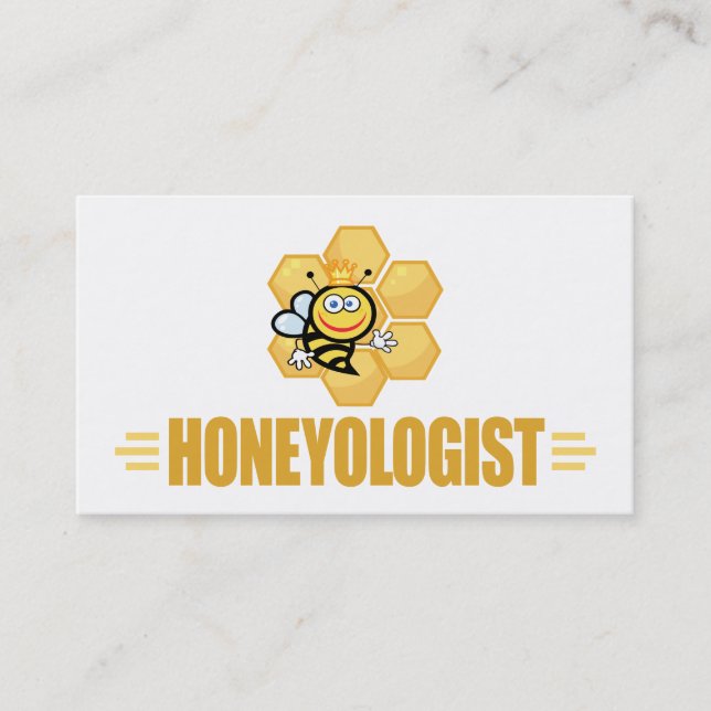 Funny Honey Bee Business Card (Front)