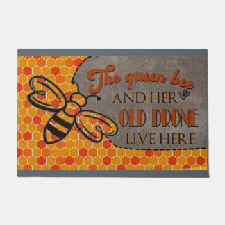 Funny Honey Doormat, Bee Doormat, Bee Outdoor Mat