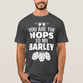 Funny Hops Barley Beer IPA Craft Brewery T-Shirt