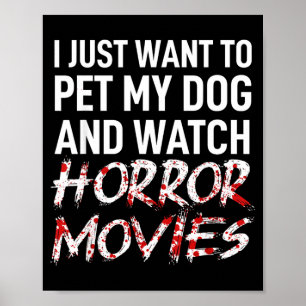 Funny Horror Movie Fan Tee - Scary Film Halloween Poster