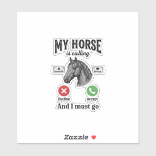 Funny Horse Calling Vintage Engraving T-Shirt_1