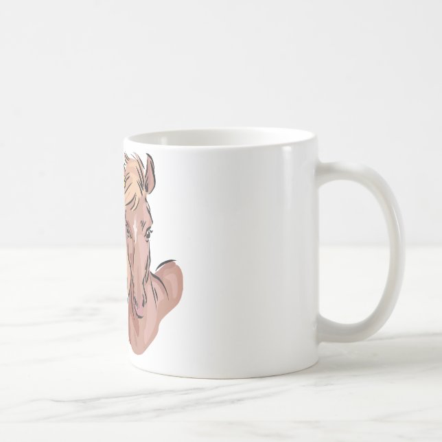 Funny Horse Coffee Mug (Right)