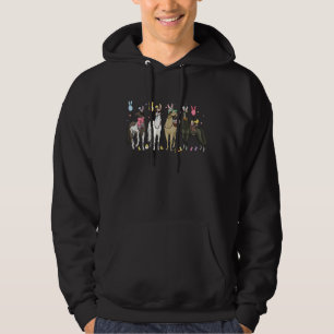 Funny Horse Easter Day Farm Animal Cute Bunny Hors Hoodie
