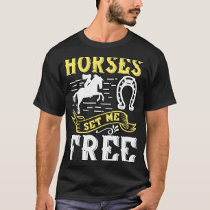 Funny Horse Equestrian Ladies Horseback Riding T-Shirt