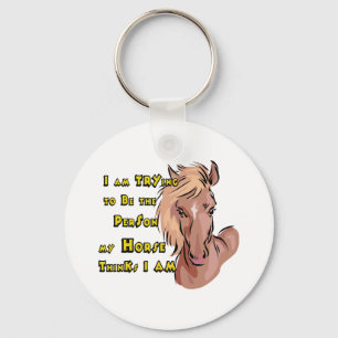 Funny Horse Key Ring