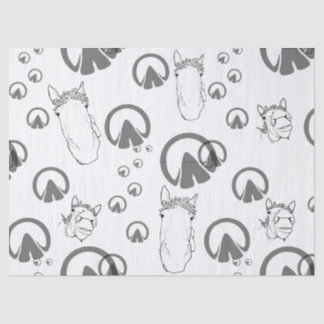 Funny Horse Lover Gift Whimsical Chaos Edition Tissue Paper