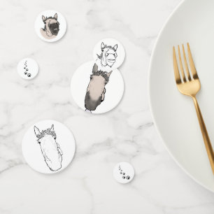 Funny Horse Lover Gift Whimsical House Horse Confetti