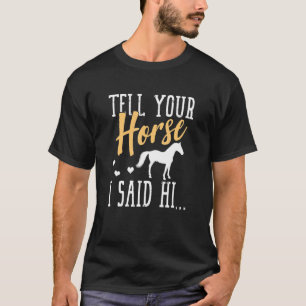Funny Horse Lover Graphic For Women And Men Horseb T-Shirt